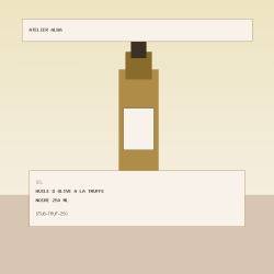 Huile d olive a la truffe noire 250 ml