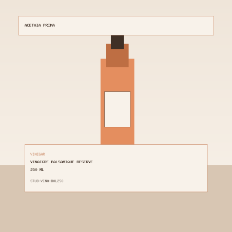 Vinaigre balsamique reserve 250 ml